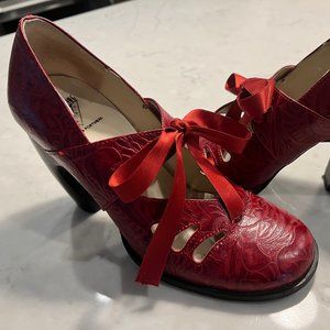 John Fluevog vintage Mary Jane heels, size 7.5